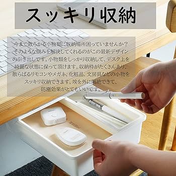 Amazon.co.jp: デスク下 収納ボックス 引き出し式 ミニ 小物入れ